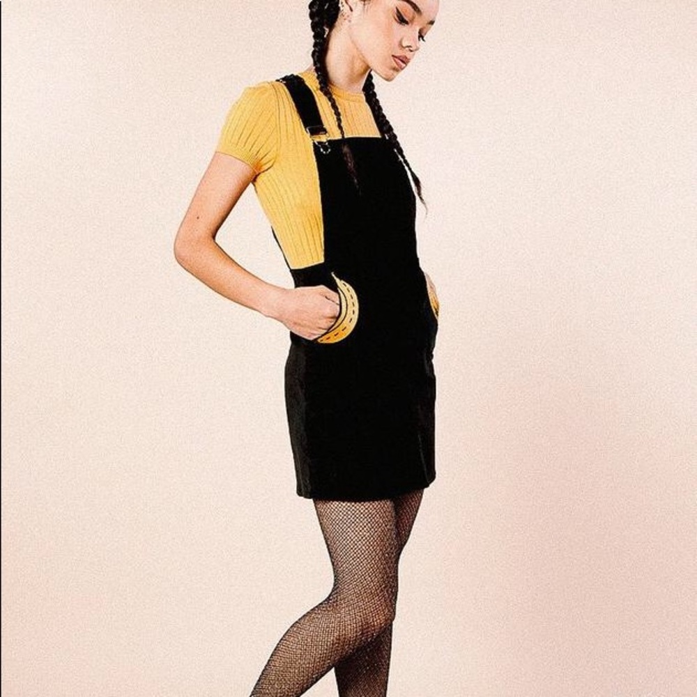 🖤 NWT! Valfre Banana Overall Dress 💛